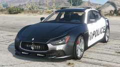 Maserati Ghibli Police 2014 pour GTA 5