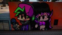 Mural Neo Boyfriend And Neo Girlfriend für GTA San Andreas