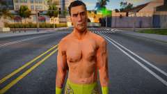 Alberto Del Rio Dark Yellow Attire für GTA San Andreas