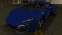 W Motors Lykan Hypersport Black Revel für GTA Vice City