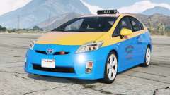 Toyota Prius Taxi (ZVW30) Vivid Cerulean für GTA 5