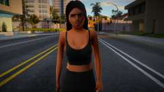 Black Outfit Girl für GTA San Andreas