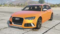 Audi RS 6 Avant (C7) Pastel Orange pour GTA 5