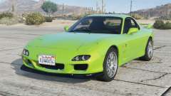 Mazda RX-7 Android Green pour GTA 5