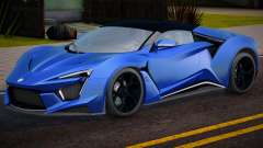 Lykan HyperSport Blue für GTA San Andreas