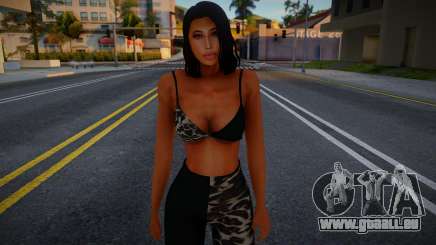 Sexy Brunette Girl v2 für GTA San Andreas