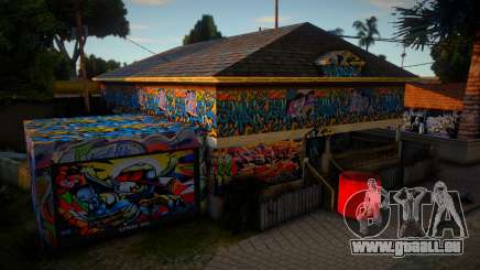 Graffiti Street House für GTA San Andreas