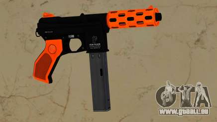 GTA V Vom Feuer Machine Pistol Orange Long pour GTA Vice City