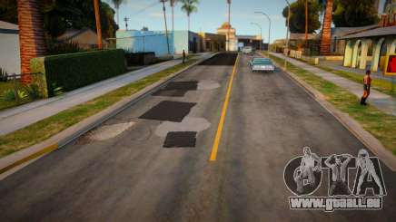 Straßen mit Rissen und Flecken für GTA San Andreas