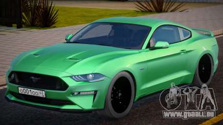 Ford Mustang GT Green pour GTA San Andreas