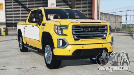 GMC Sierra AT4 Crew Cab Orange Yellow pour GTA 5