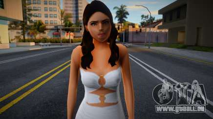 Girl White Dress pour GTA San Andreas