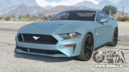 Ford Mustang GT 2018 Cadet Blue für GTA 5