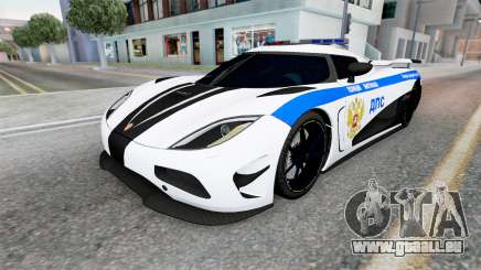 Koenigsegg Agera R Police 2011 pour GTA San Andreas