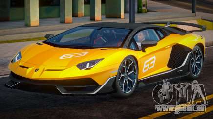 Lamborghini Aventador SVJ Yellow pour GTA San Andreas