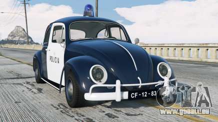 Volkswagen Beetle Policia 1962 für GTA 5