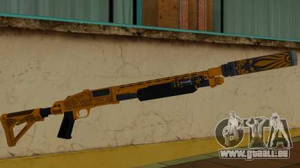 GTA V Shrewsbury Pump Luxe Camo Attachments pour GTA Vice City