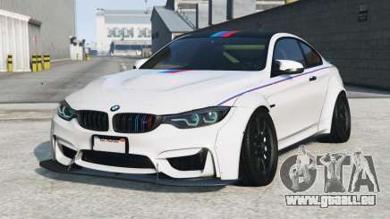 BMW M4 Coupe Wide Body (F82) 2018 pour GTA 5
