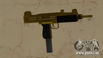 Gold SMG (Uzi) from GTA IV TBoGT pour GTA Vice City