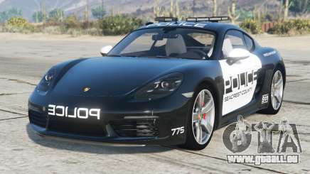 Porsche 718 Cayman S Seacrest County Police für GTA 5