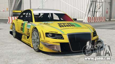 Audi A4 DTM (B8) 2011 Lightning Yellow pour GTA 5