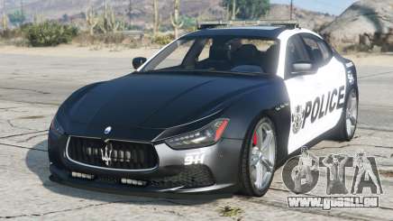 Maserati Ghibli Police 2014 pour GTA 5