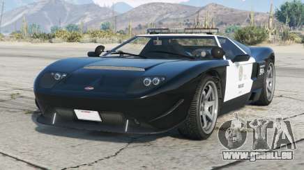 Vapid Bullet GT Police Eerie Black pour GTA 5