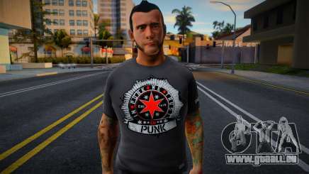 CM Punk Skin (2013) v3 für GTA San Andreas