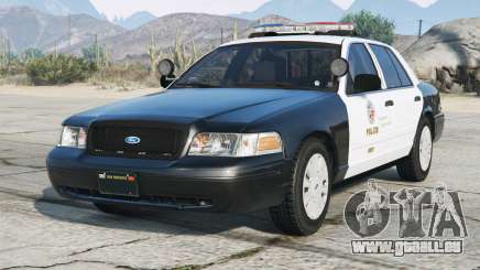 Ford Crown Victoria LAPD Eerie Black pour GTA 5