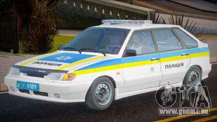 Vaz 2114 Police Ukraine pour GTA San Andreas