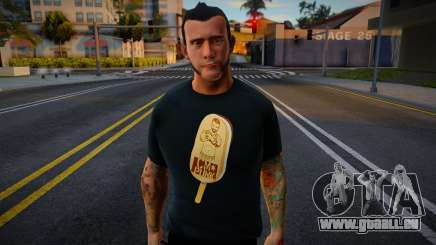 CM Punk Skin (2013) v2 für GTA San Andreas