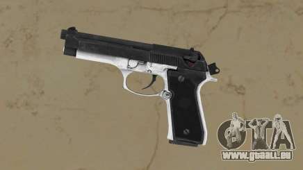 Beretta Black slide stainless frame für GTA Vice City