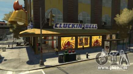 Real Cluckin Bell Interior In Northwood Base für GTA 4