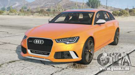 Audi RS 6 Avant (C7) Pastel Orange für GTA 5