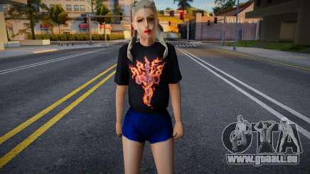 Girl Jeans Short für GTA San Andreas