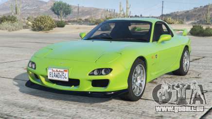 Mazda RX-7 Android Green pour GTA 5