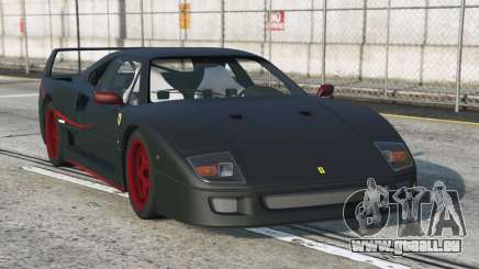 Ferrari F40 Gunmetal pour GTA 5