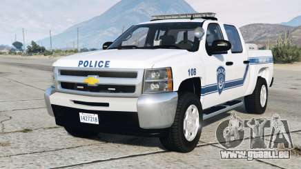 Chevrolet Silverado 1500 Crew Cab Police pour GTA 5