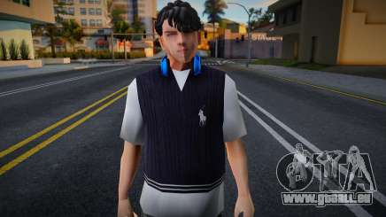 Jeune homme portant des écouteurs pour GTA San Andreas