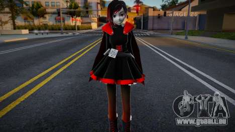 Skin de Ruby Rose normal de serie RWBY pour GTA San Andreas