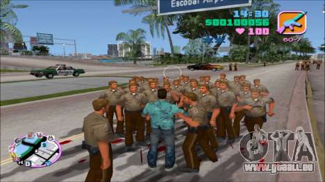 Garde du corps de la police pour GTA Vice City