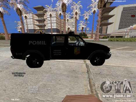Ford Ranger 2008 Kolumbianische Militärpolizei für GTA San Andreas