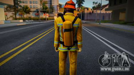 GTA Online Firefighter - LAFD1 pour GTA San Andreas