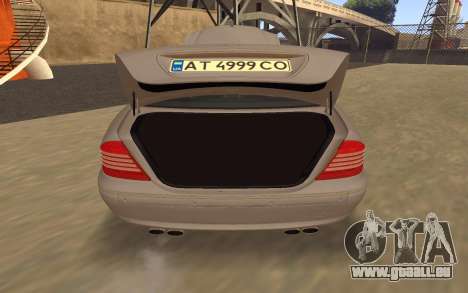 Mercedes-Benz S600 (W220) für GTA San Andreas
