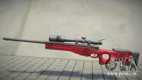 L96A1 Red Camo für GTA San Andreas