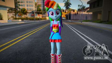 Rainbow dash Party Dress für GTA San Andreas