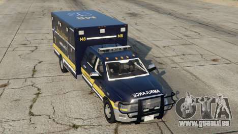 Ram 3500 Mega Cab Ambulance Blue Whale