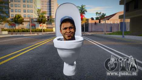 Skin De Skibidi Toilet Cabeza De Ellis Left 4 De für GTA San Andreas