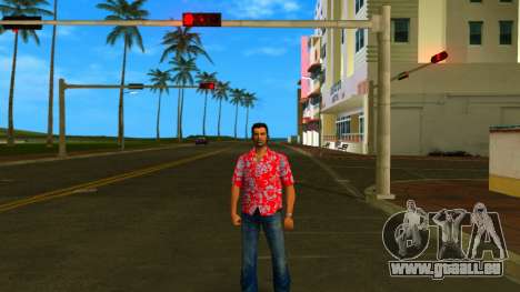 Tommy Skin Red pour GTA Vice City