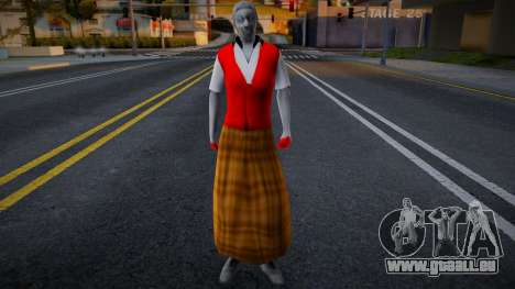 Serbian Dancing Lady skin 2 für GTA San Andreas